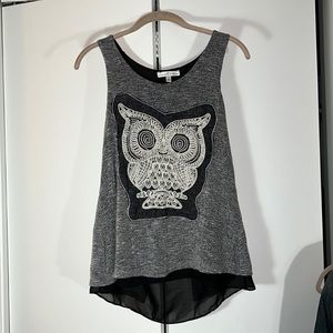 🐾4 for $20 owl sleeveless tunic